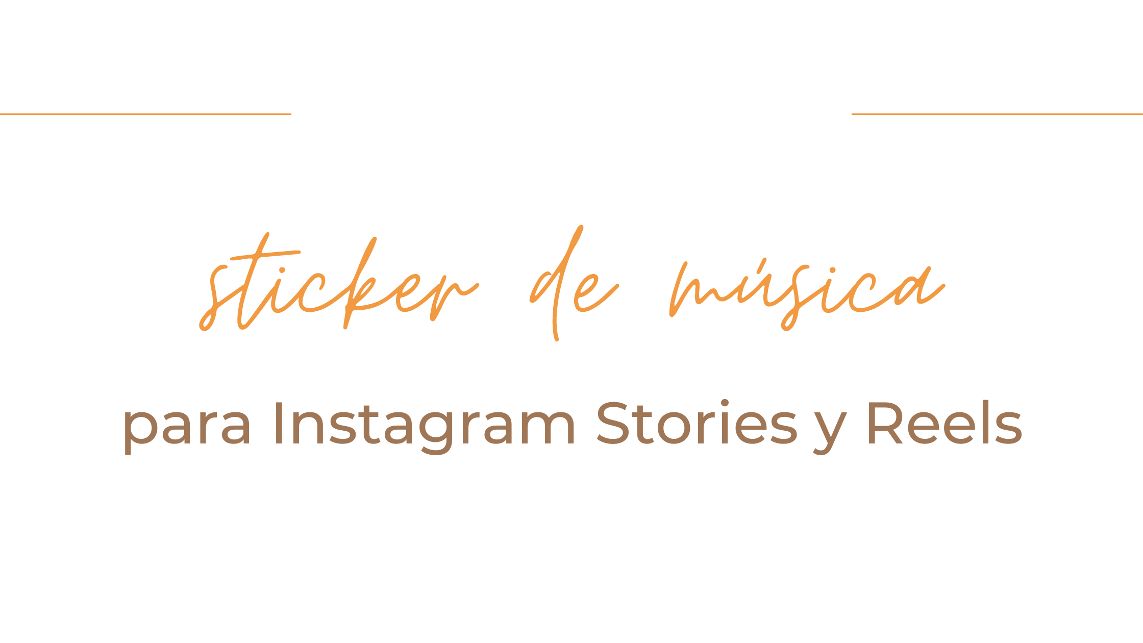 Recupera el sticker de música para Instagram Stories y Reels